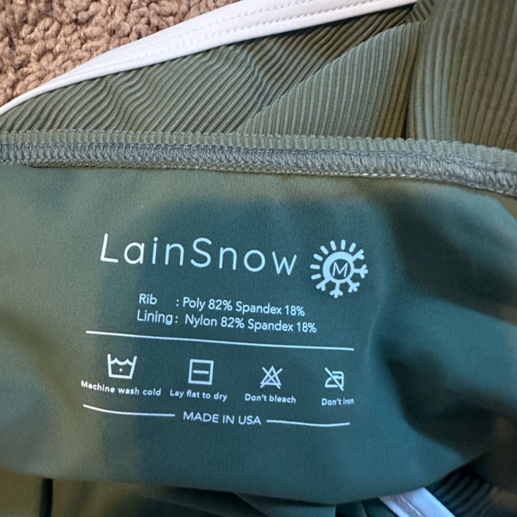 Never Worn LainSnow Ocean Isle One-Piece Swimsuit - Sage - Picture 3 of 6